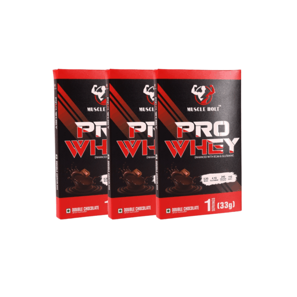 MuscleBolt All-in-One Fitness Starter Combo – Pre-Workout, Creatine, 3 Pro Whey Sachets, Gym Bag, T-Shirt, Shaker & Free Wrist Band - Image 4